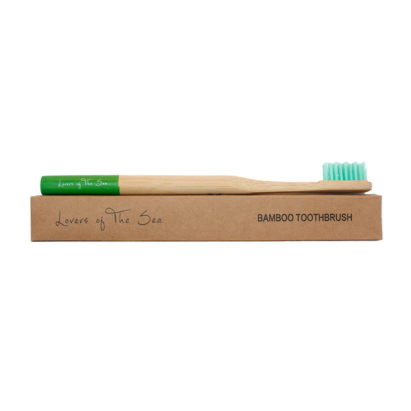Bamboo Toothbrush - Pack of 4, Single Color