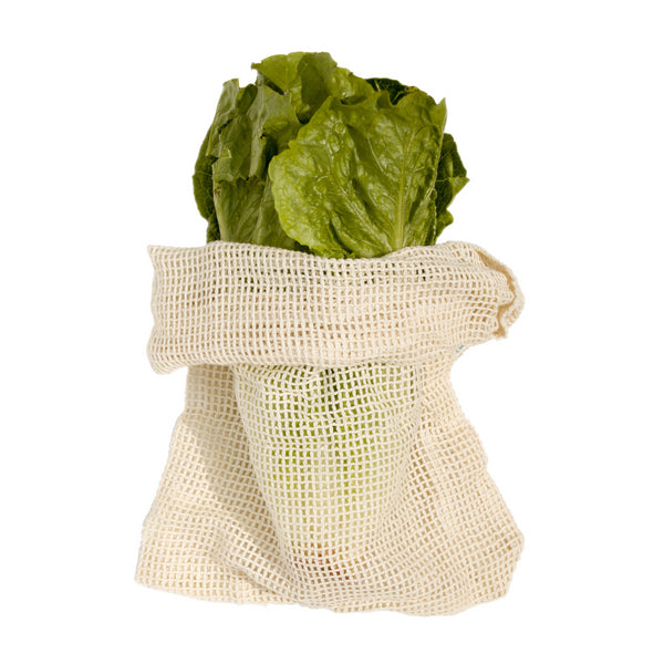 Reusable Produce Bags, Organic Cotton (Pack of 5) - Lovers of The Sea