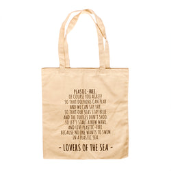 Tote Bag: "A Poem For The Sea" - Lovers of The Sea