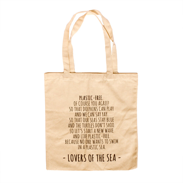 Tote Bag: "A Poem For The Sea" - Lovers of The Sea