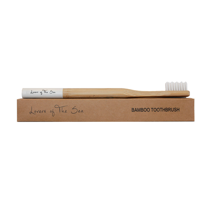 Bamboo Toothbrush - Pack of 4, Single Color